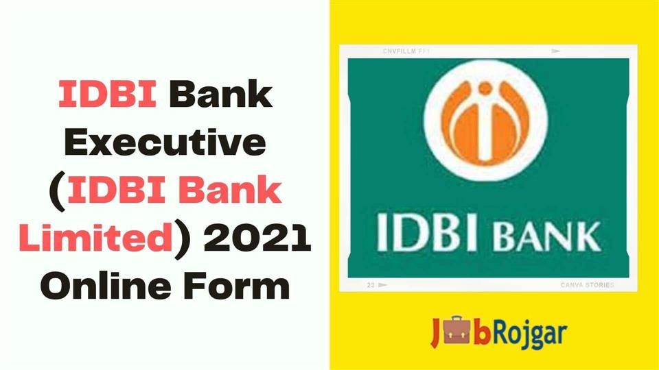 IDBI Executive Post Recruitment 2021