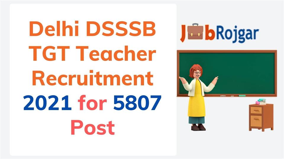 Trained Graduate Teacher TGT Teacher Recruitment 2021